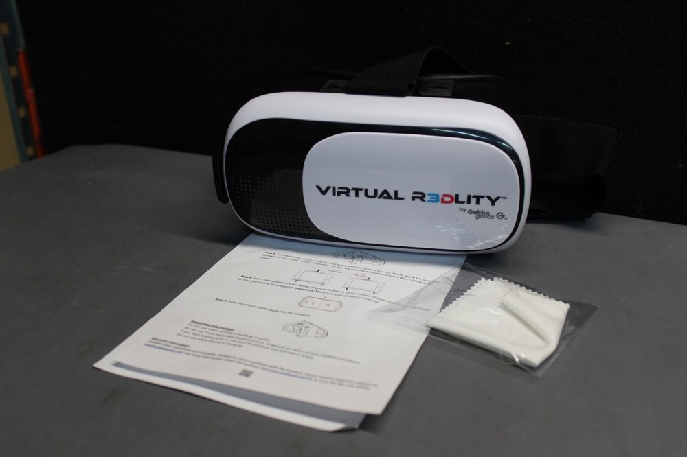 GABBA GOODS VIRTUAL R3DLITY HEADSET, 3D VIRTUAL REALITY
