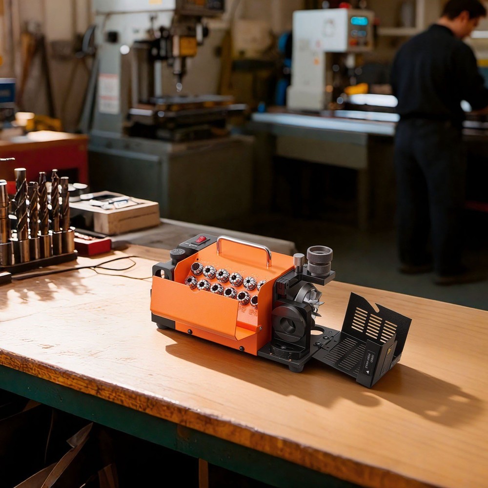 VEVOR Drill Bits Sharpener MR-13A+, 3-15mm Drill Bit Grinder Sharpener with 95°-