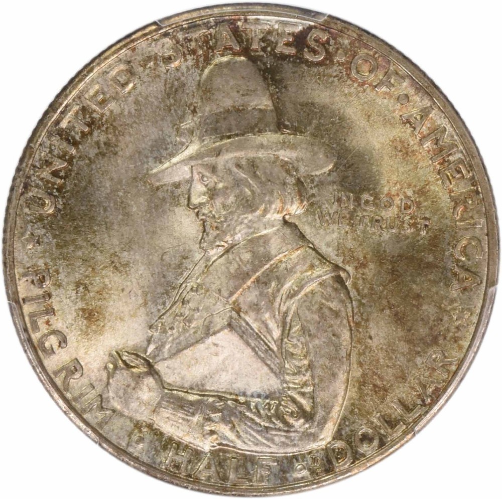 Pilgrim Commemorative Half Dollar 1920 MS67 PCGS