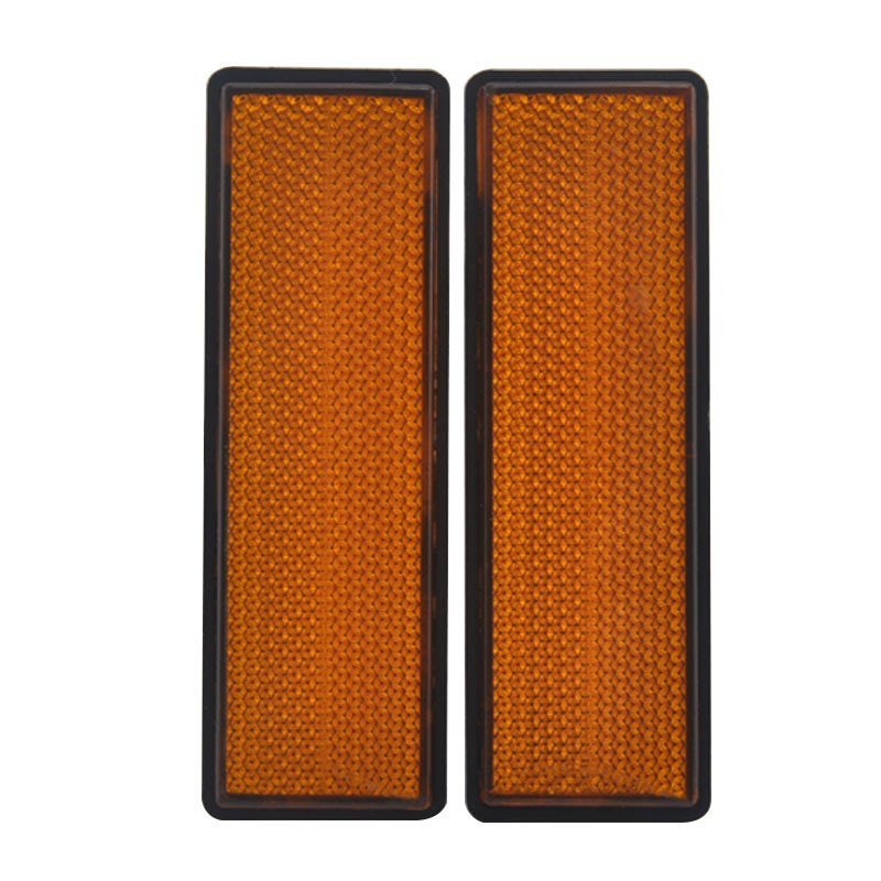 2pcs Amber Front Fork Leg Reflective Reflector Strips Universal For Ducati ATV