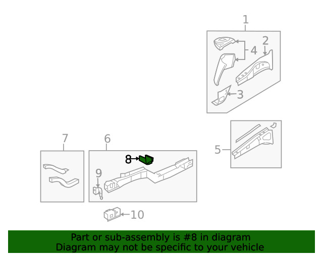 Genuine GM Outrigger 10415436