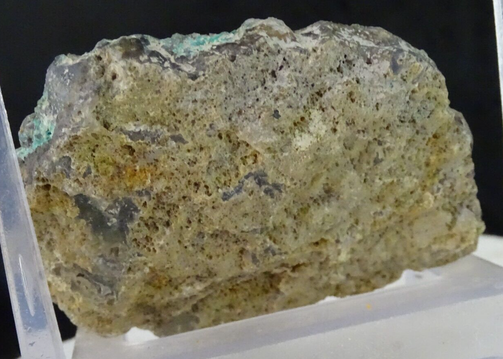 RARE INDONESIAN CHRYSOCOLLA/COPPER FLOATING IN AGATE