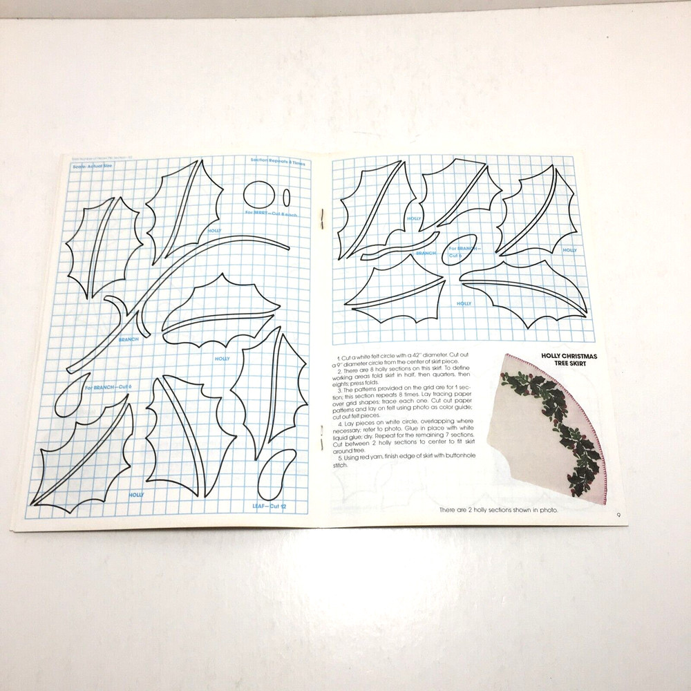 Fun With Feltcraft Christmas Projects by Current 1981 decorative instructions