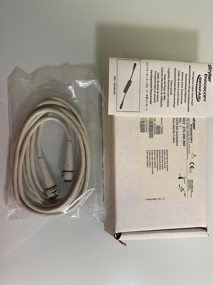 Stryker 278-300-000, Serfas Handpiece cable 6 pin