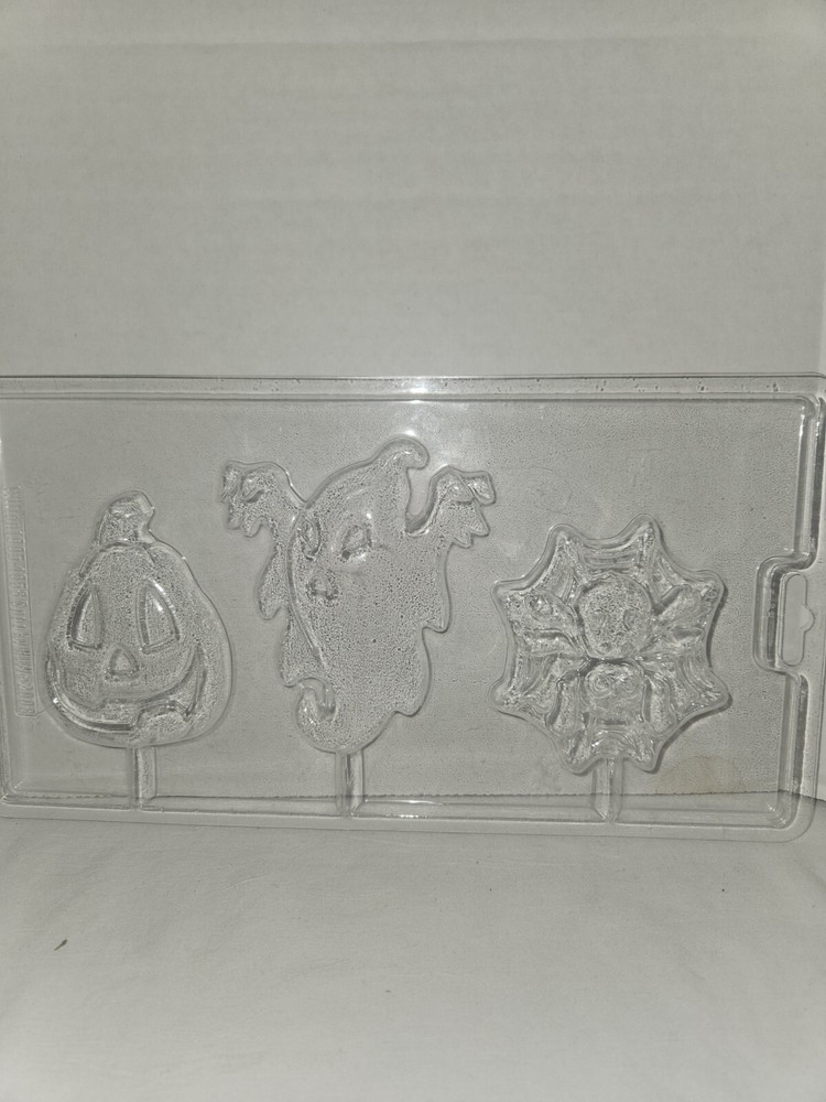 Halloween Ghost Pumpkin Spider Chocolate Candy Mold