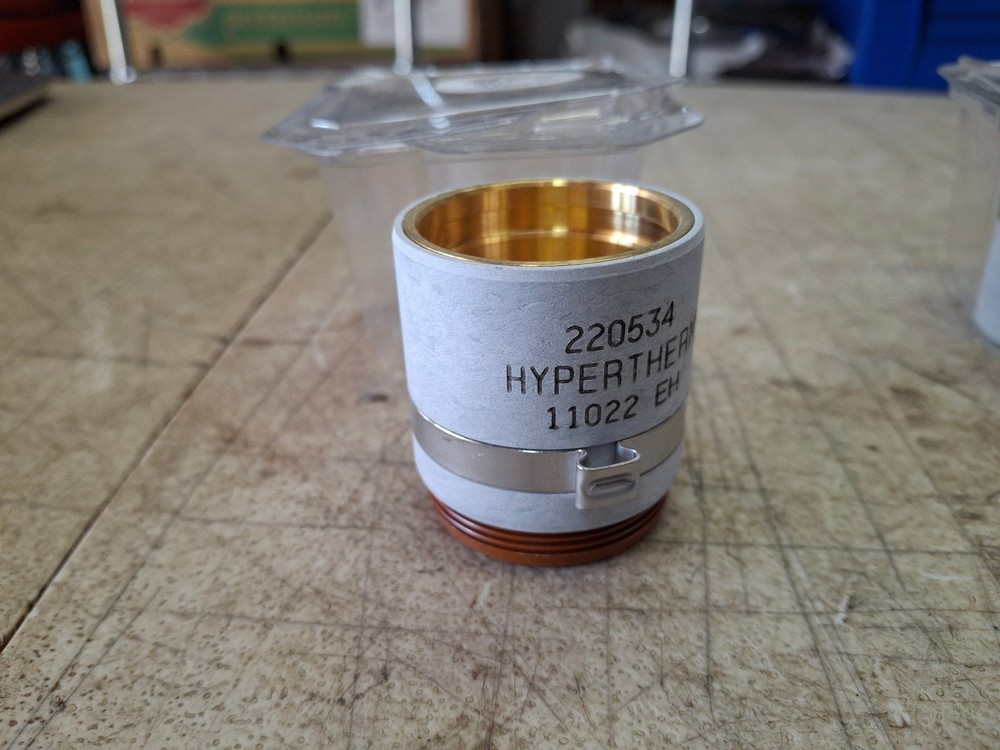Hypertherm 220534 Retaining Shield Cap HSD N2/H35 with Ihs Tab 130 A