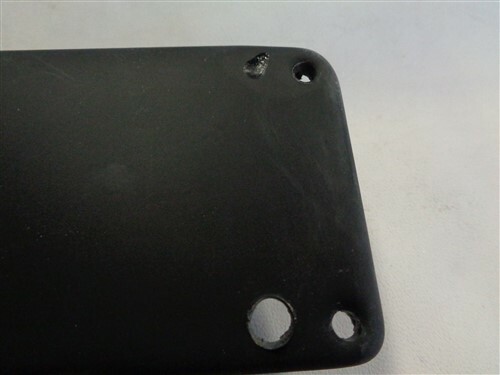 BLACK PLASTIC ILLUMINATED ROCKER SWITCH PANEL 10" X 2 3/4" MARINE BOAT