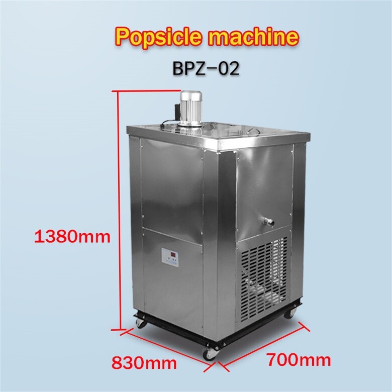 Kolice commercial 2 mold sets ice popsicle machine, ice lollipop machine