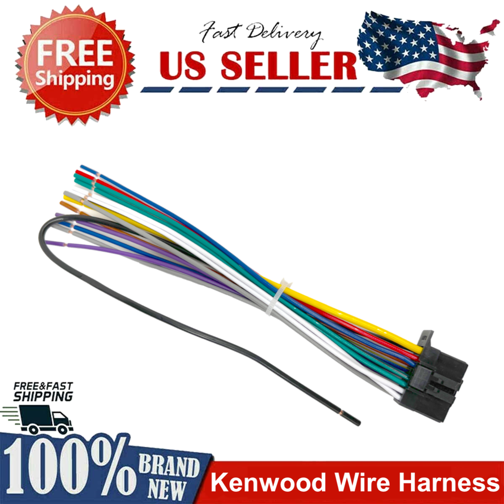 New Wire Harness for KENWOOD KDCBT33 KDC-BT33 Car Radio Replacement Part