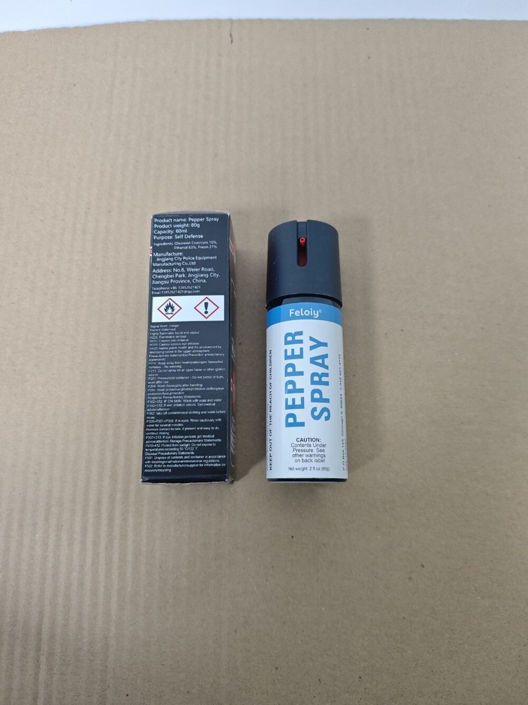 5 Pack 2oz Inert Water-Based Defensive Pepper Spray Stream