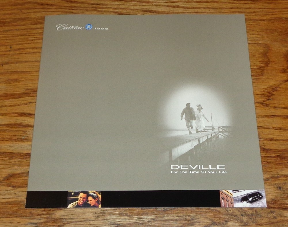 Original 1998 Cadillac DeVille Foldout Sales Brochure 98