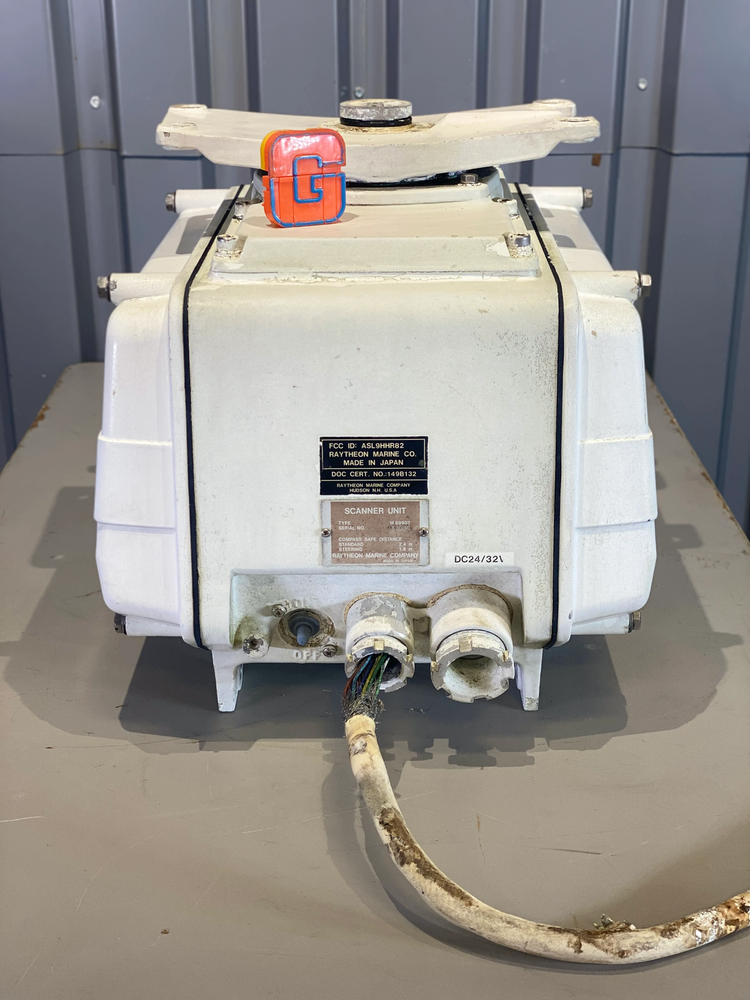 Raytheon Anschutz M89907 Radar Base (Array Removed-For Parts)