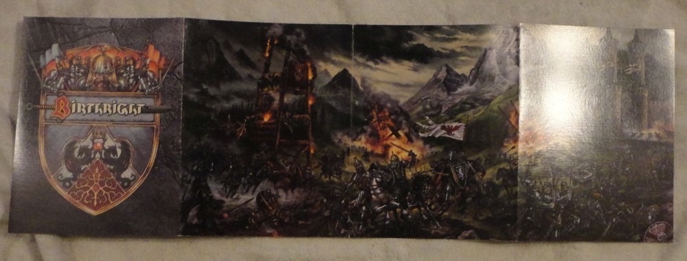 Advanced Dungeons & Dragons AD&D Birthright 4-Panel Dungeon Masters Screen