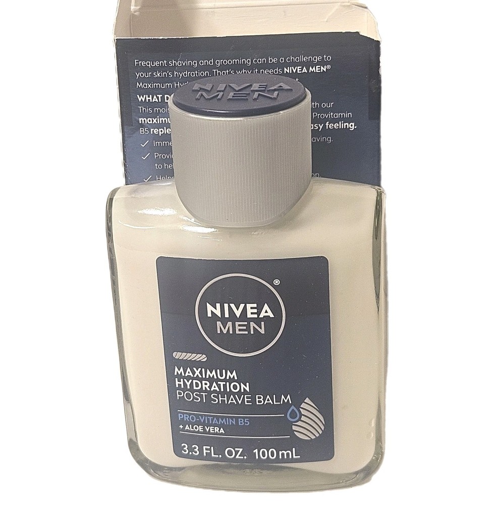 (1) Nivea Men Maximum Hydration Post Shave Balm 3.3 oz - Damaged Box Discount