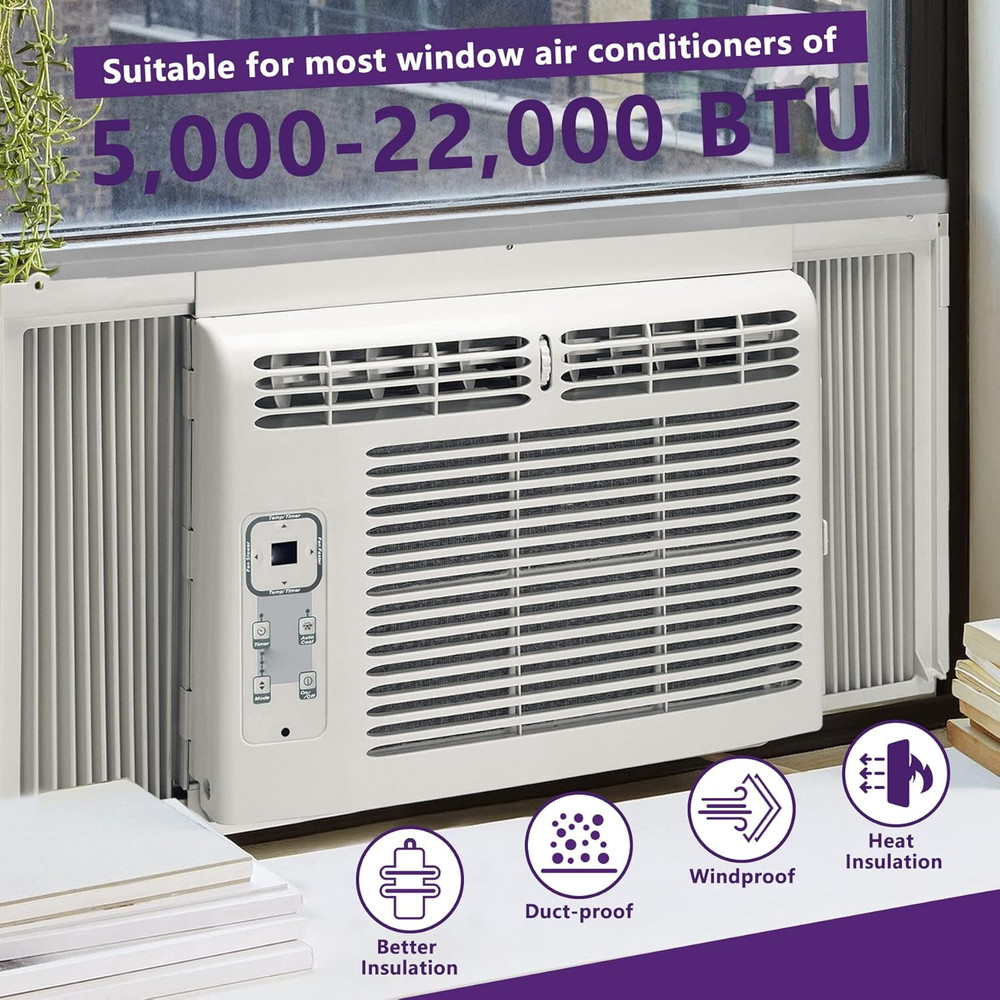 Window Air Conditioner Side Panel Kit for Window AC Units Replacement Screen,AC