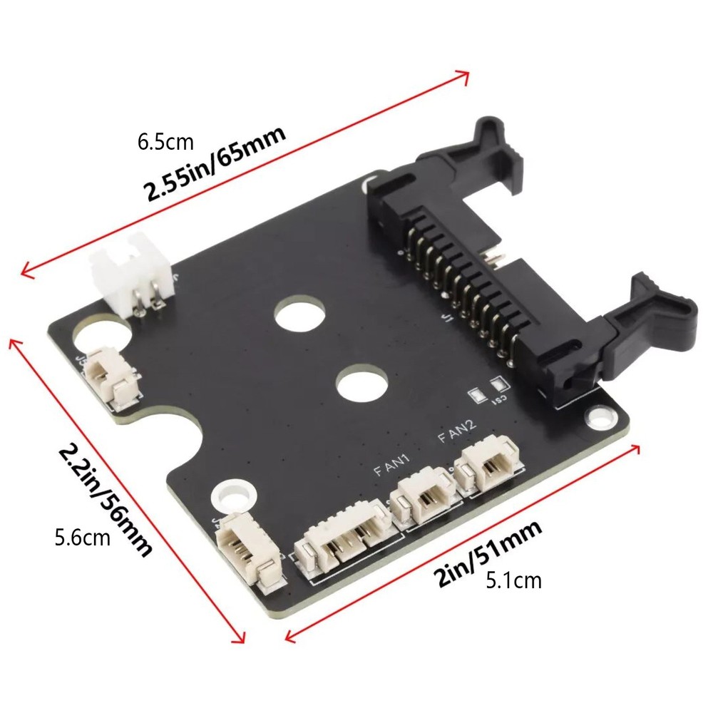 Precision Craftsmanship Enhanced Adapter Breakout Board for Spirte Extruder