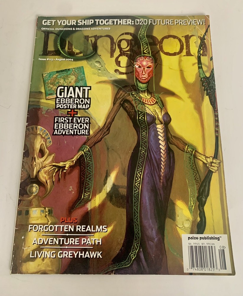 Dungeon Magazine Issue #113 – Dungeons & Dragons August 2004 Pre owned