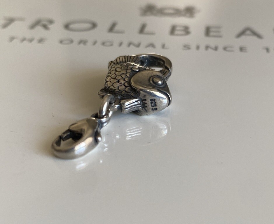 Trollbeads Sterling Silver 10102 Big Fish Lock