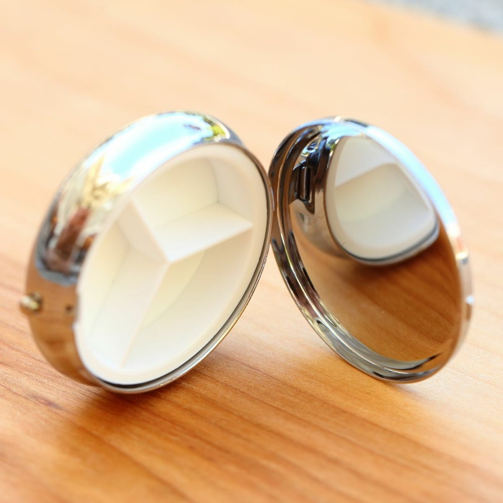 Forest Trees Grass Medicine Vitamin Pill Box