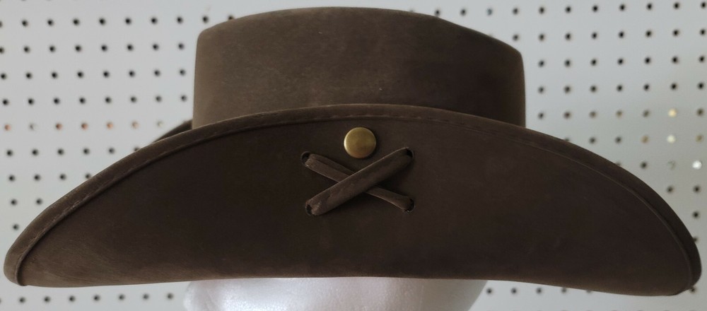 SUEDE COWBOY SNAP HAT BROWN Yellowstone