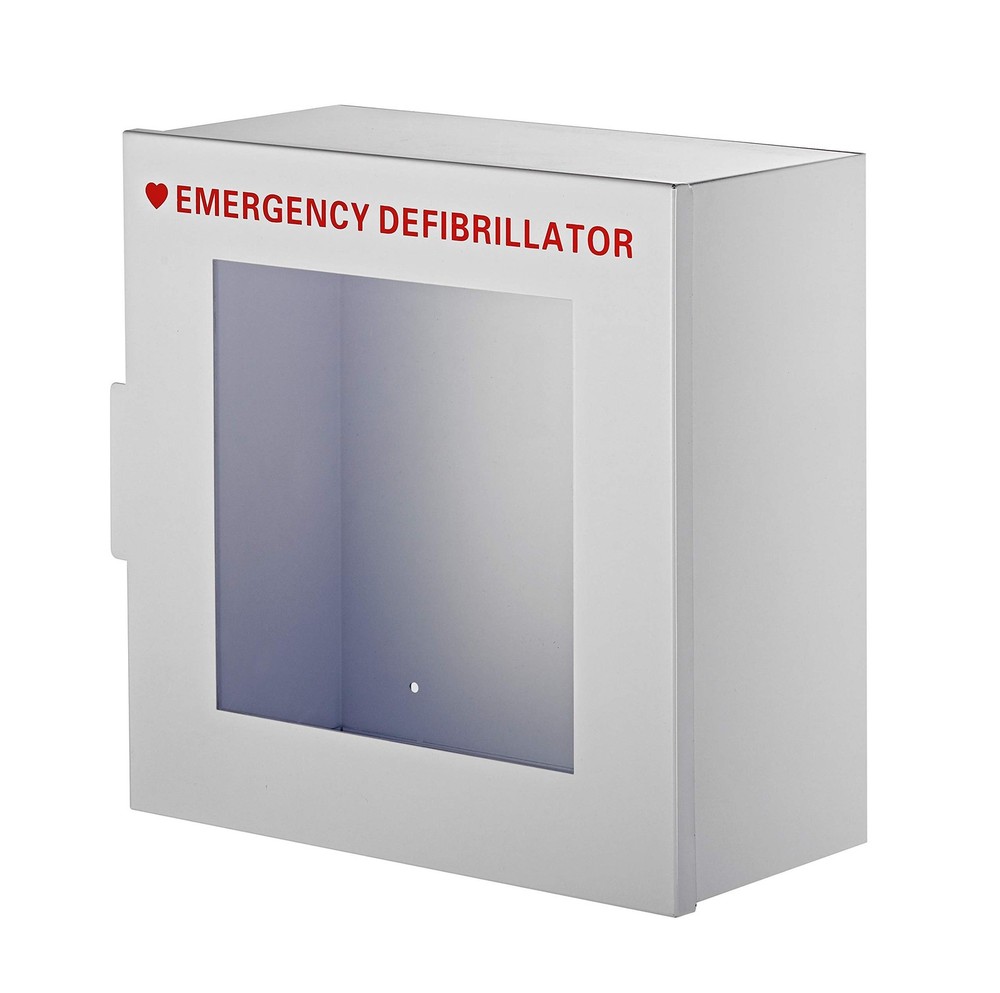AdirMed AED Cabinet, Non Alarmed AED Defibrillator Wall Mounted, Easy Access ...
