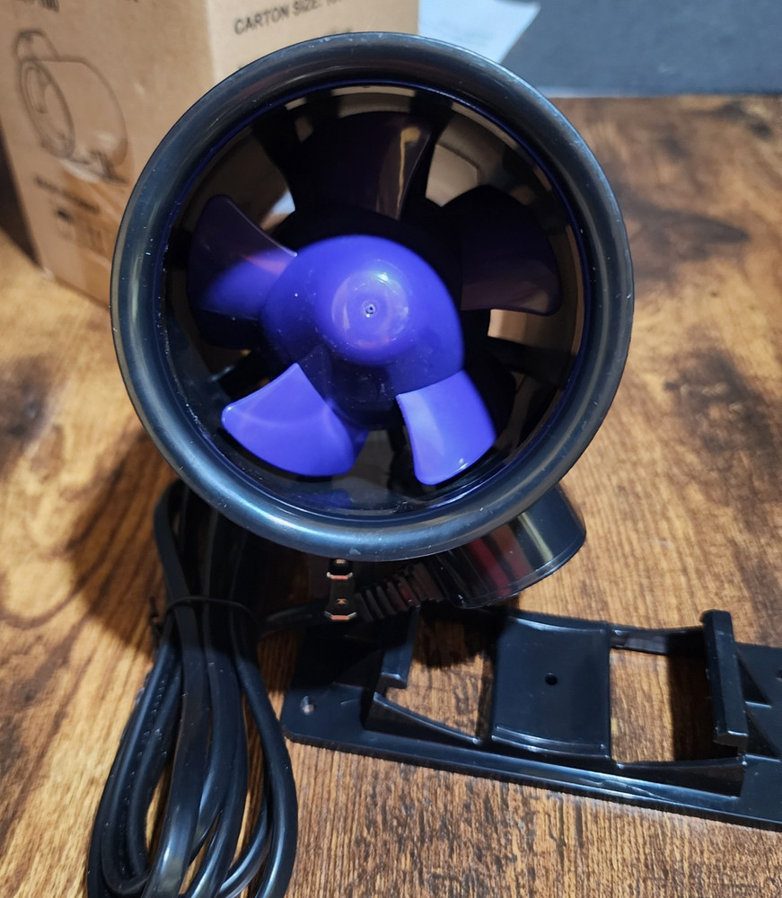 Inline Duct Fan 4 Inch Vent Booster, NEW open box