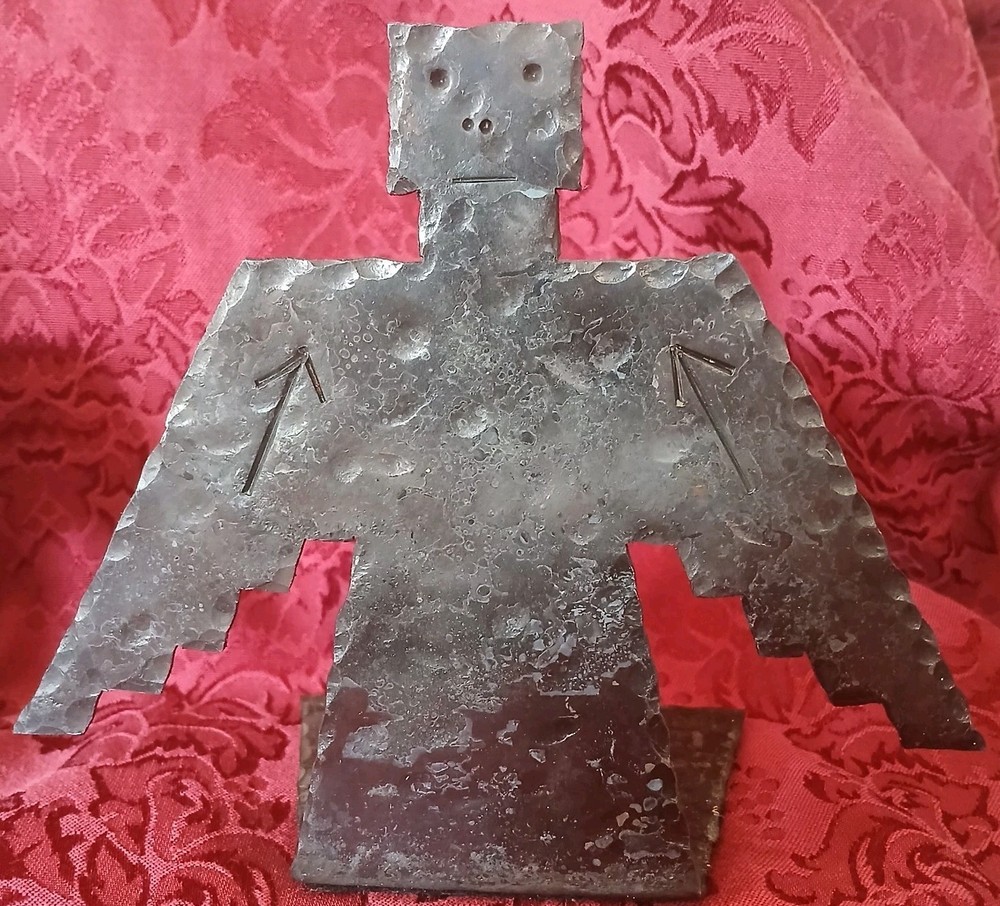 Heavy Metal Book Ends Primitive Rustic Native American Thunderbirds