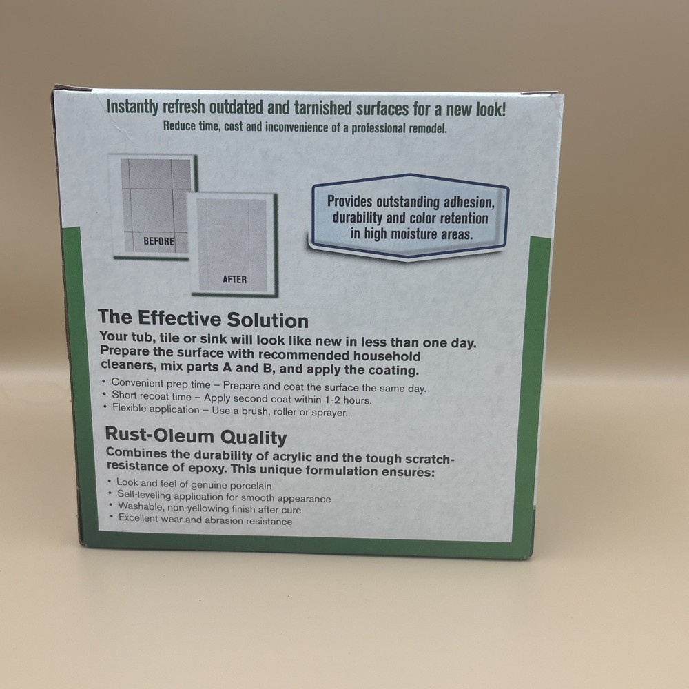 Rust-Oleum Tub and Tile Refinishing Kit - Gloss White