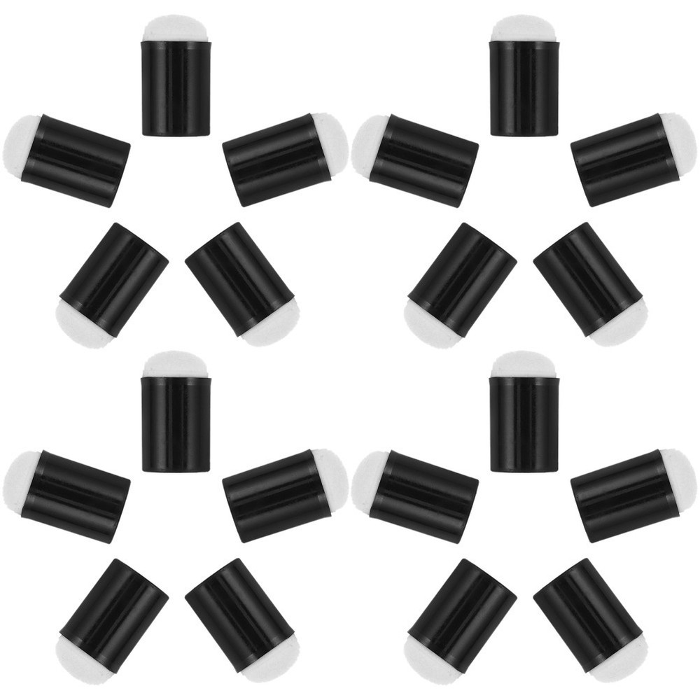 20 Pcs Plastic Stencil Finger Tools Card Making Sponge Daubers Diy Kit