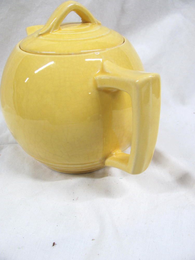 Vintage McCOY Yellow Ceramic Teapot #45