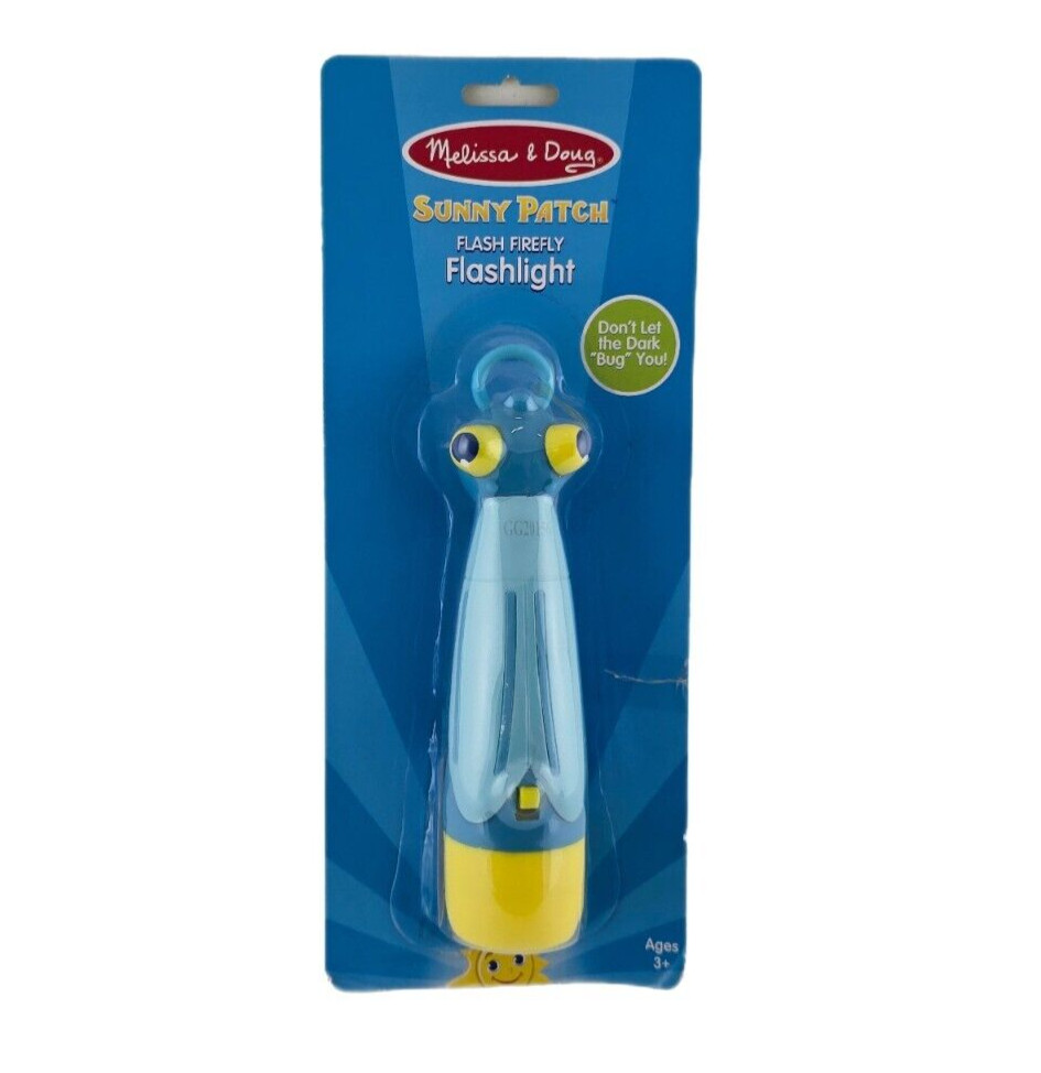 Melissa & Doug Sunny Patch Flash Firefly Bug Flashlight Ages 3 Plus New Sealed