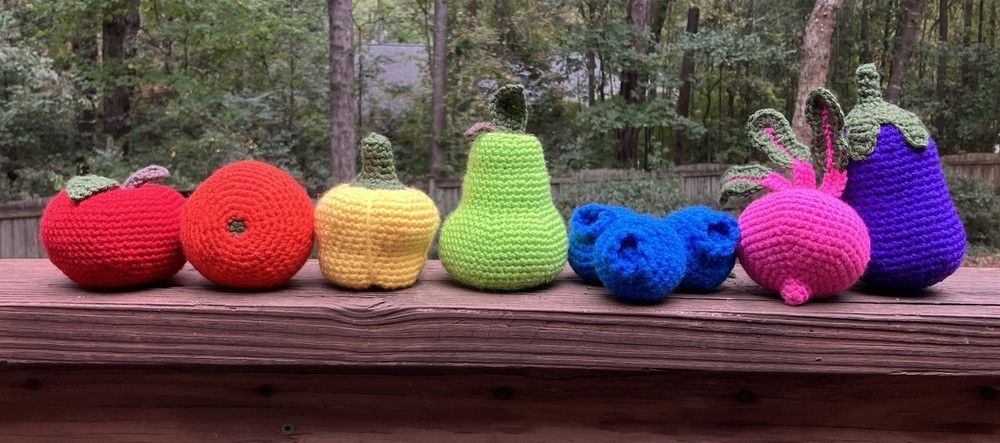Handmade Crochet Fruit