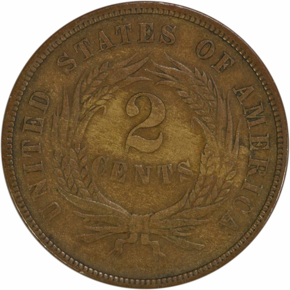 1866 Two Cent Piece VF Uncertified #238