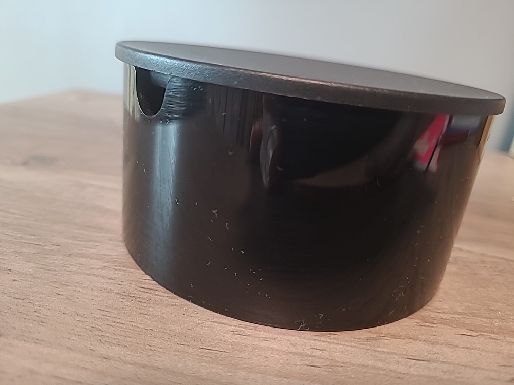 Stelton Sugar Bowl Black Plastic W/Lid MCM