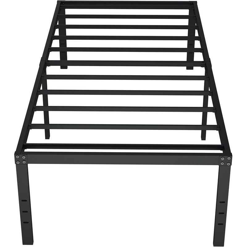Sturdy Twin XL Metal Bed Frame Easy Assembly Storage Multi-Angle Support New