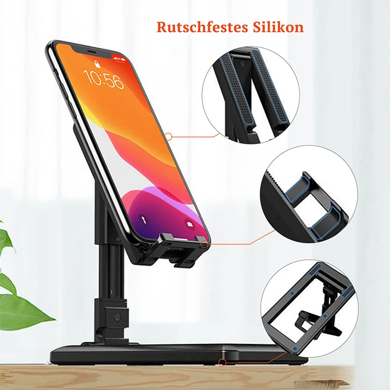 Adjustable Phone Tablet Desktop Stand Desk Holder Mount Cradle For iPad iPhone