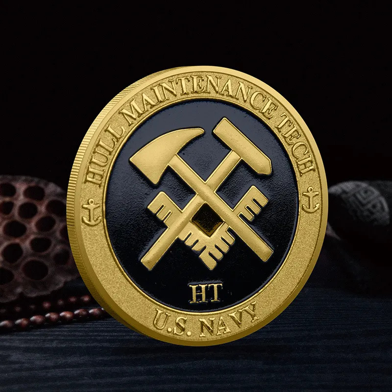 Navy Hull Maintenance Challenge Coin Collectable Commemorative Military
