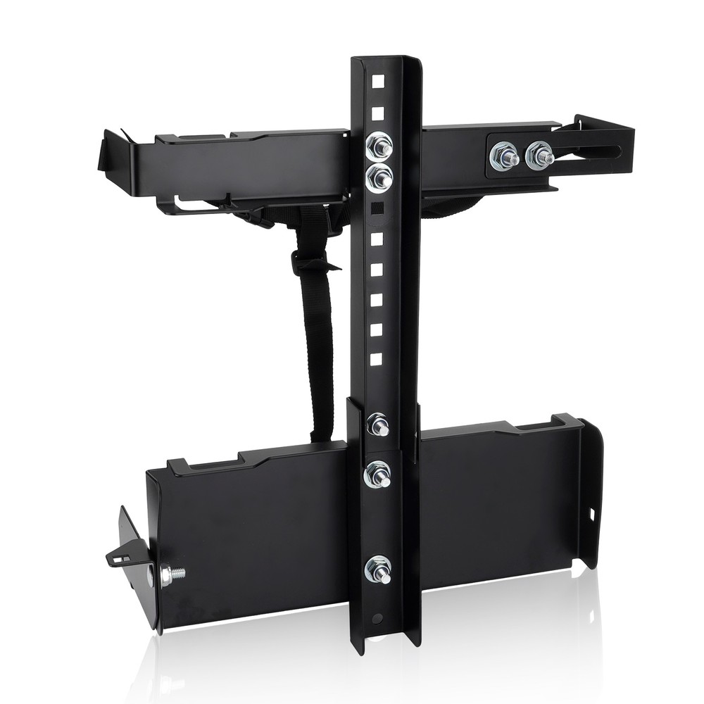Adjustable Backpack Sprayer Rack Black for Landscape Trailers/Enclosed Trailers