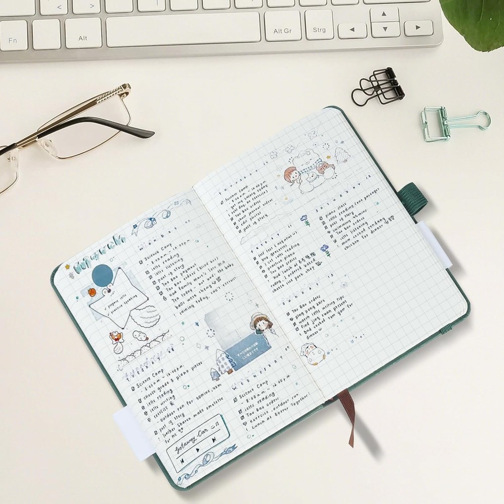 Small Notebook, Pocket Notebook, 3 Pack, Notebook A6,3.7" x Squared