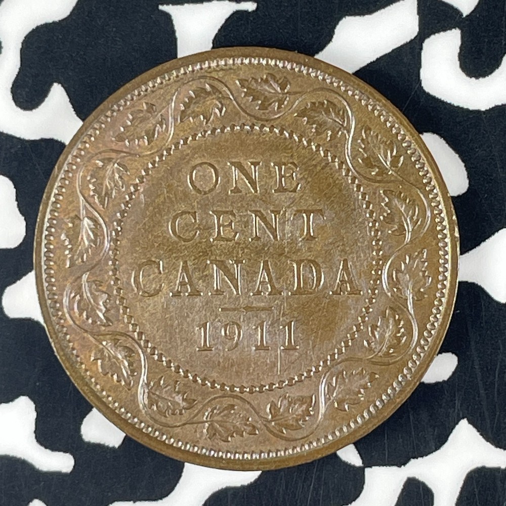 1911 Canada Large Cent Lot#F1773 Nice!