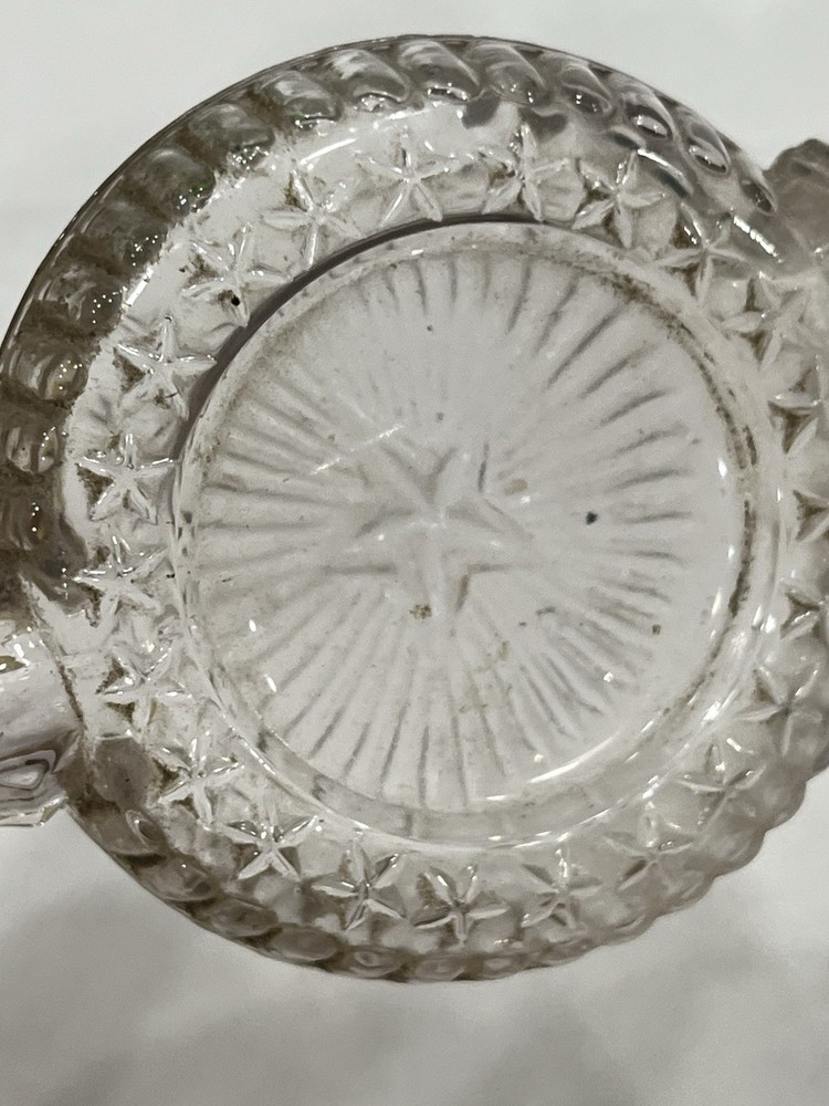 Vintage Embossed Star Perfume Bottle