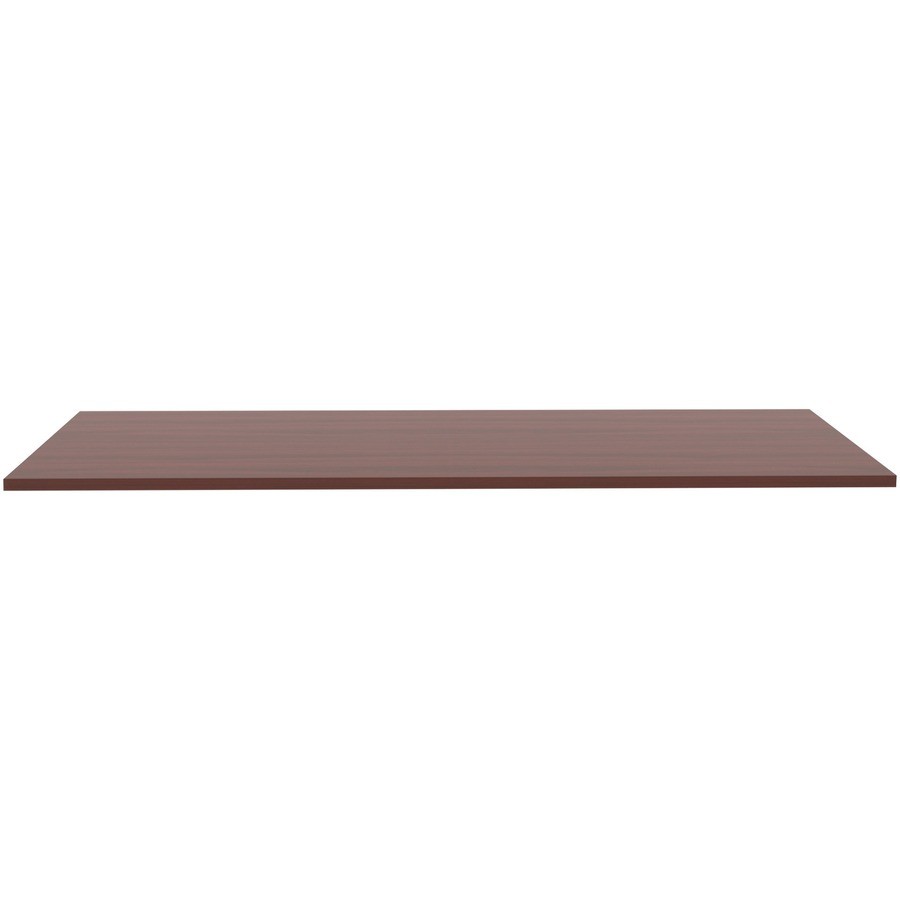 Lorell LLR59605 Mahogany Sit/Stand Tabletop 60"x24"