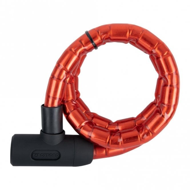 Oxford Security - Barrier Cable Lock 1.4m / Red