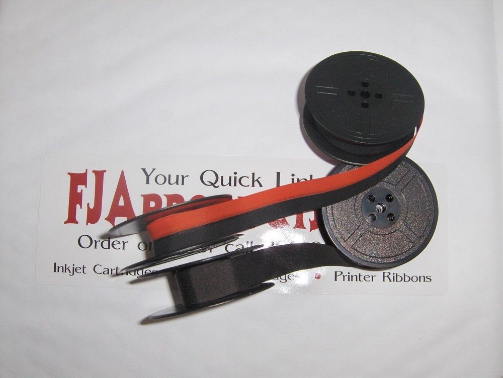 Combo Pack - Adler Meteor Typewriter Ribbons - Red & Black Typewriter Ribbons