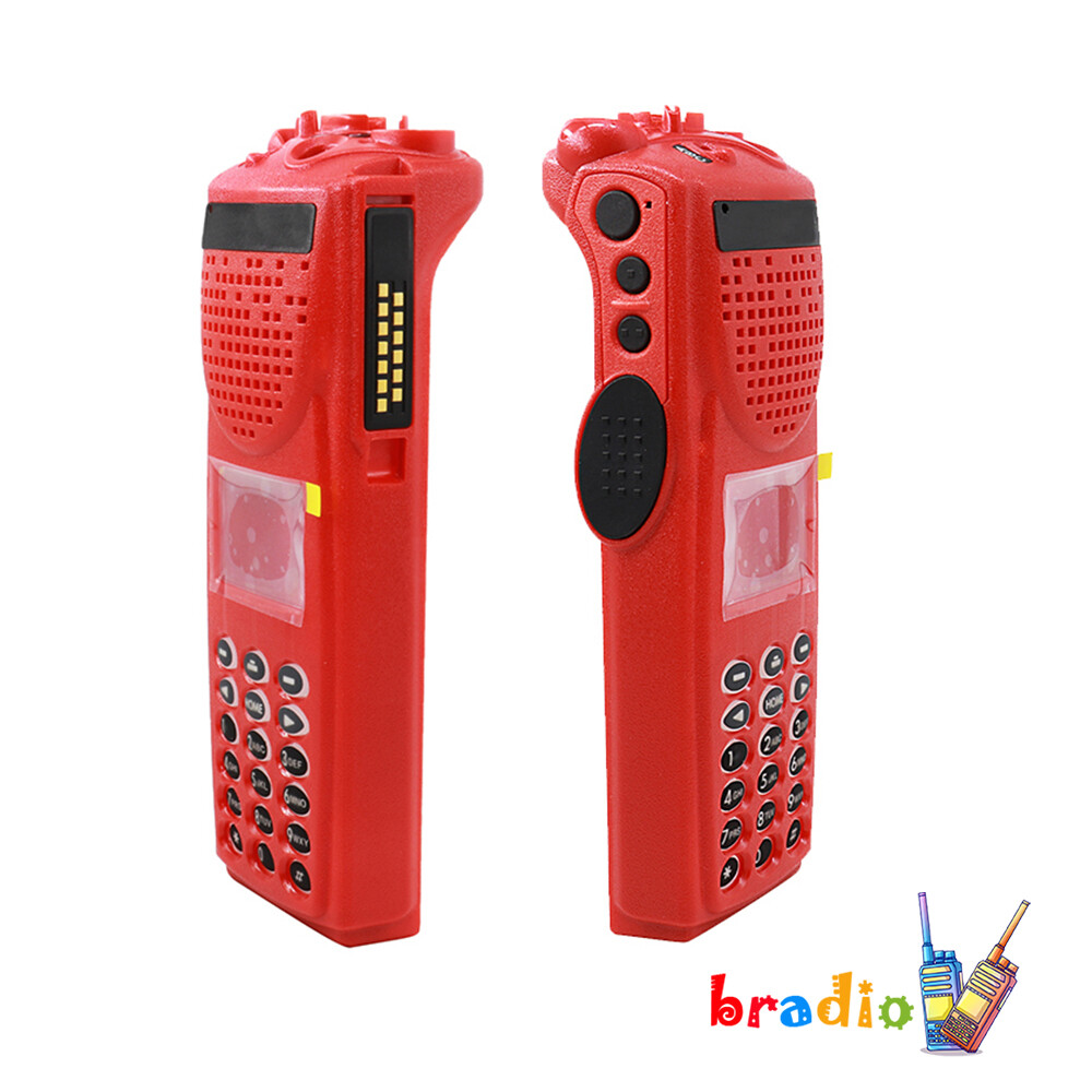 Red Replacement Front Housing Case For XTS3000 Model 3 Walkie TalkieRadio