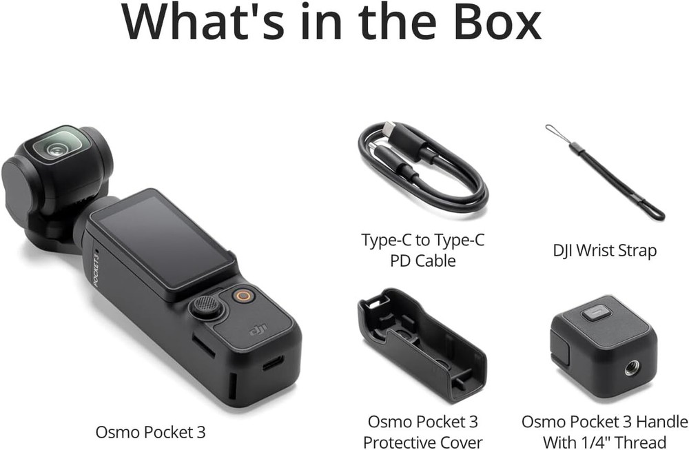 DJI Osmo Pocket 3 Standard Combo 3-Axis Stabilized 4K Camera