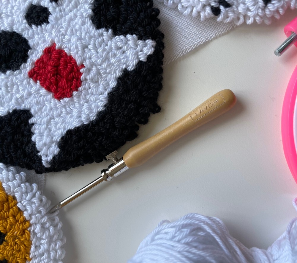 DIY Punch Needle Coaster Kit, Halloween Special Patterns