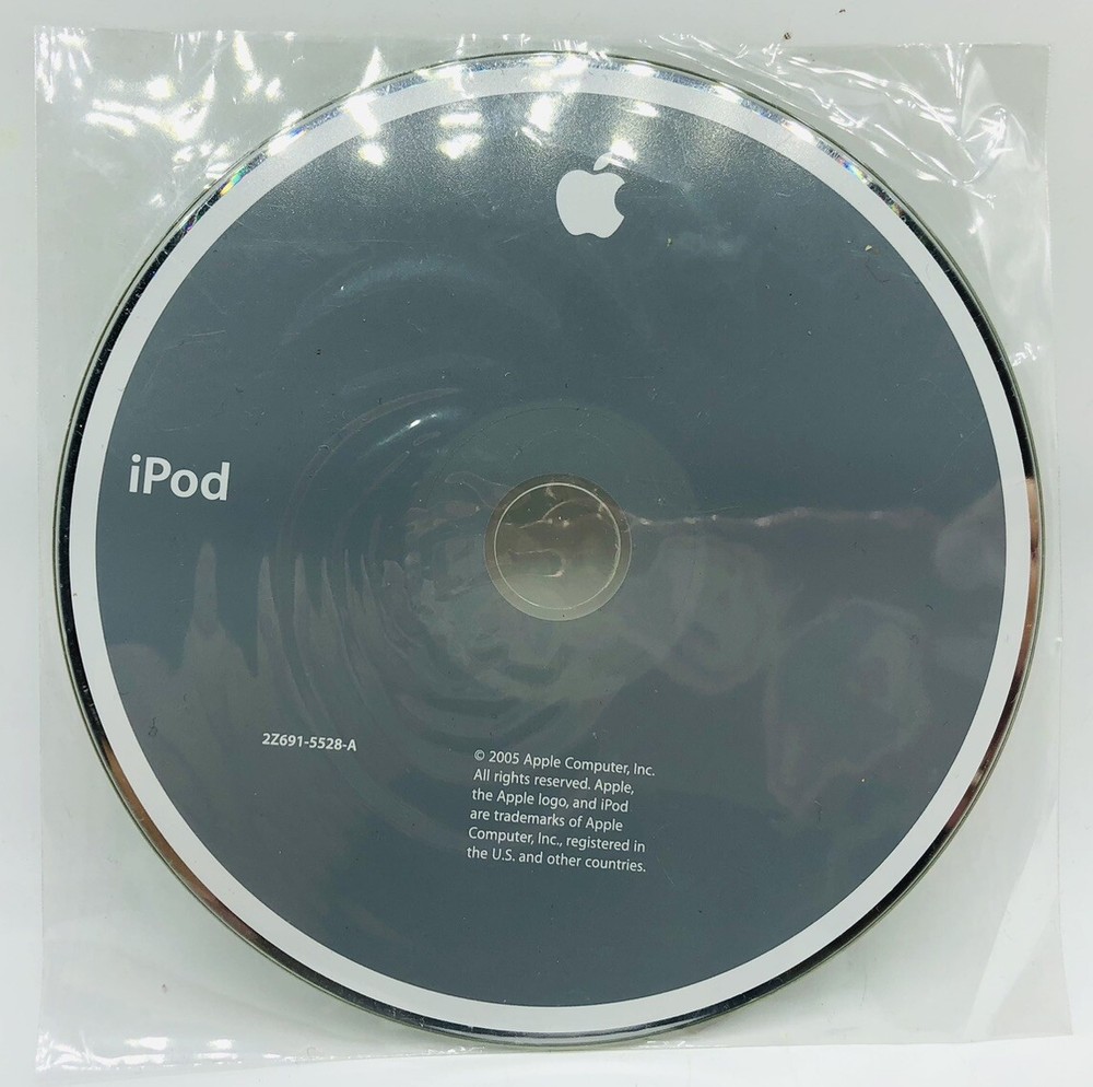 Vintage iPod Installation Software CD 2005 2Z691-5547 A