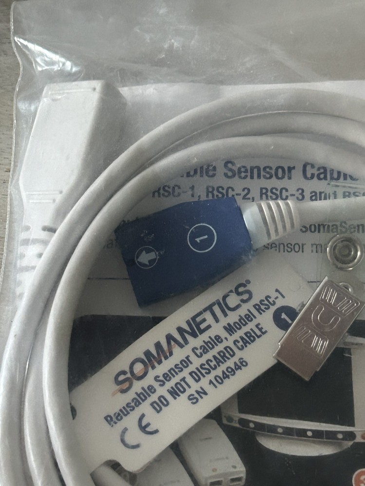 Somanetics Covidien INVOS RSC-1 Resuable Sensor Cable