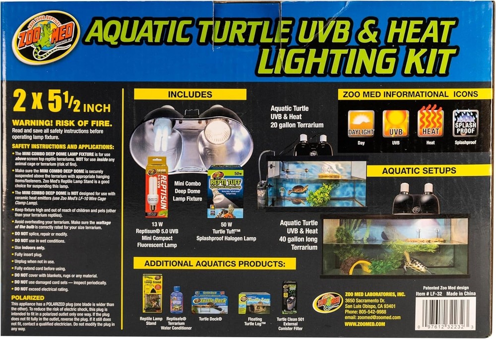 Zoo Med Reptile Light Kit